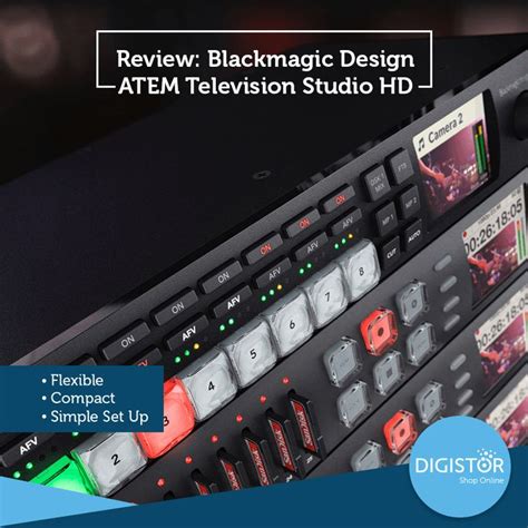 Atem switcher with black magic video effects